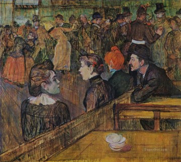  henri - baile en el moulin de la galette 1889 Toulouse Lautrec Henri de
